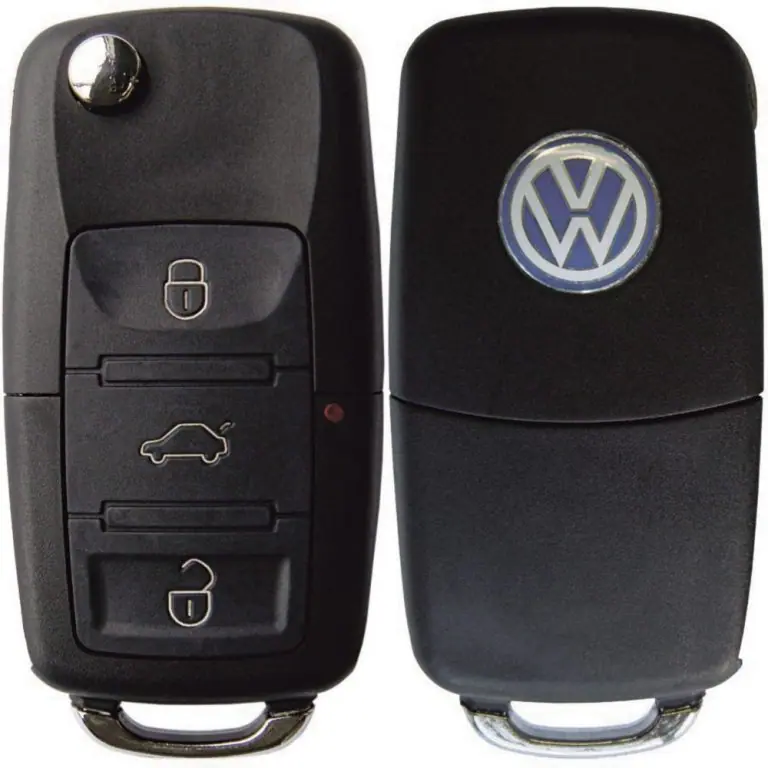 Capa de chave canivete 3 botões VW G4, G5