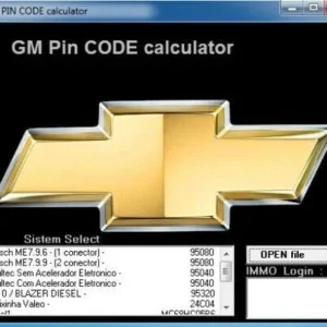 GM Pin Code Calculator