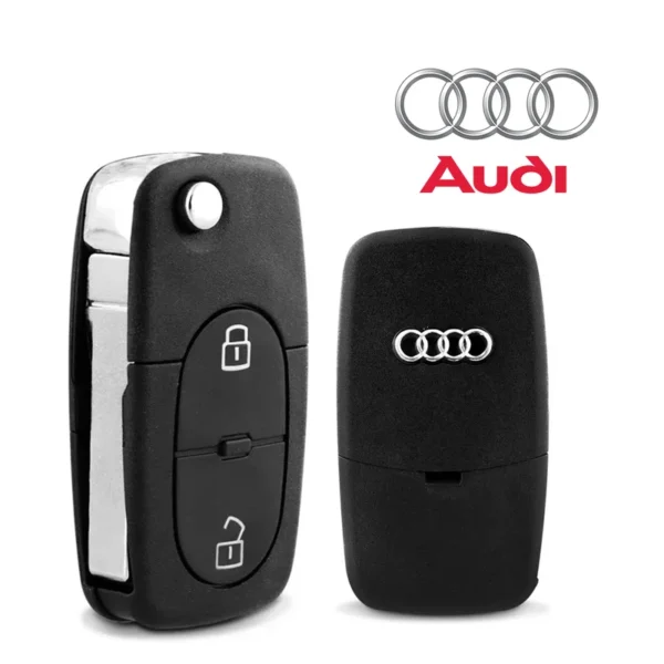 Carcaça Chave Canivete Audi A3 2 botões