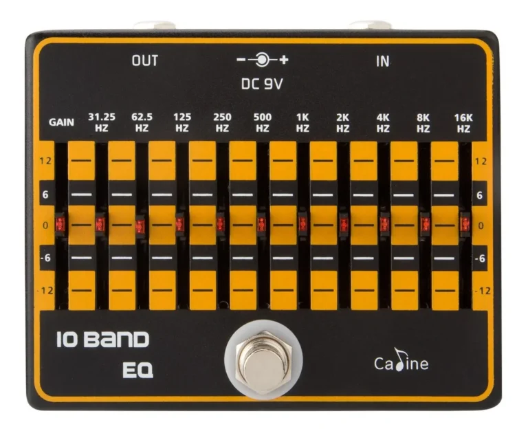 Pedal Equalizador 10 bandas para guitarra